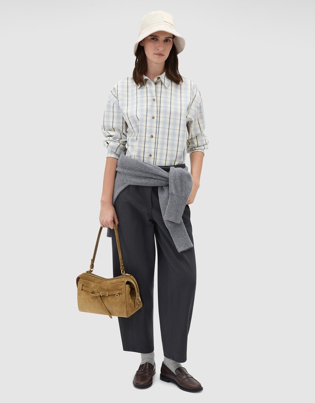 Oroton - Boyfriend Check Shirt