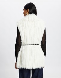 Honey and Beau - Farrah Faux Fur Vest