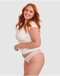 Bras N Things - Susannah Brazilian Knicker - Ivory