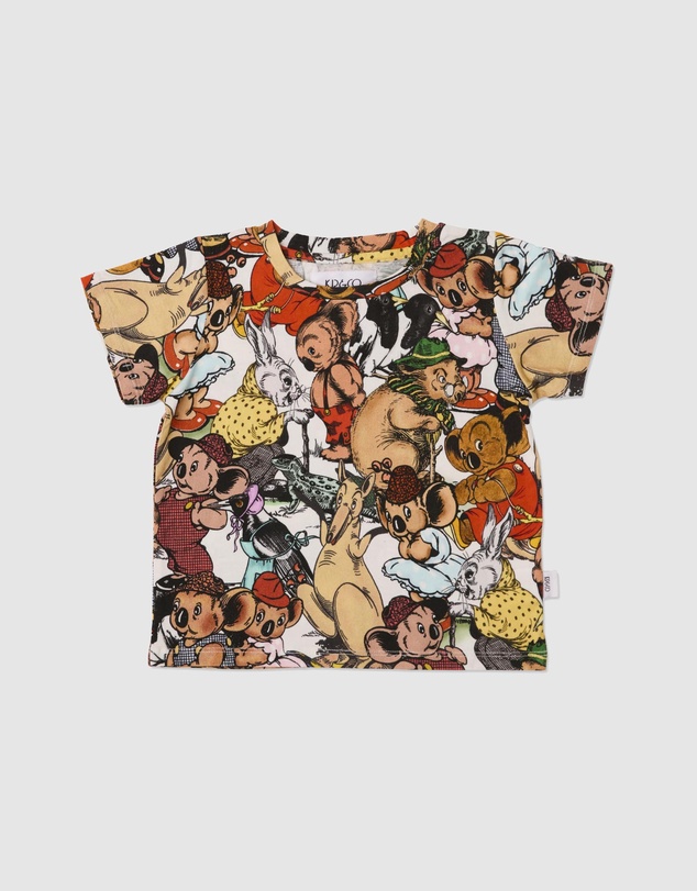 Kip&Co - KipCo x Blinky Bill Blinky And Friends Kids Organic Cotton T-Shirt - Babies-Teens