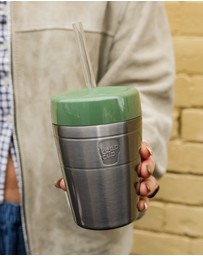 KeepCup - Helix Cold Cup 12oz Reusable Coffee Cup with Straw