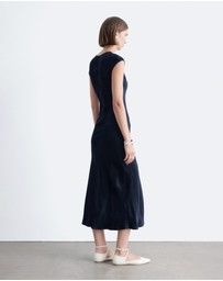 & Other Stories - Fitted Satin Maxi Dress