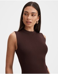 Forever New - Jayden Satin Mixed Midi Dress