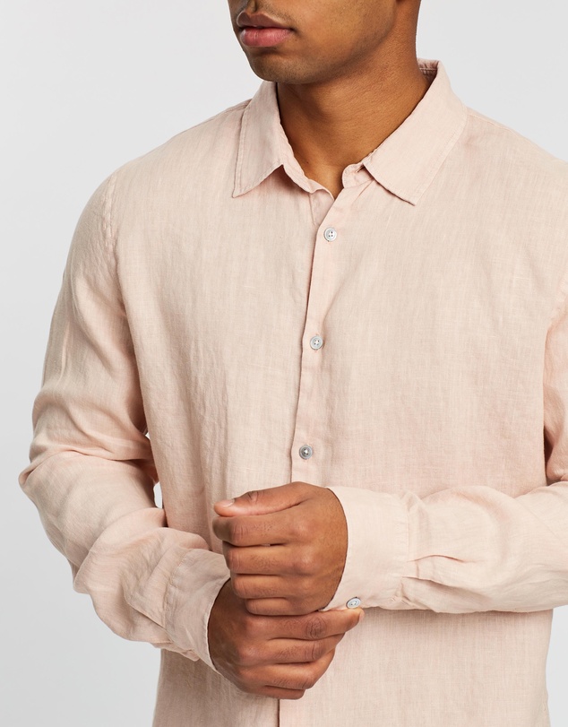 Assembly Label - Casual Long Sleeve Linen Shirt