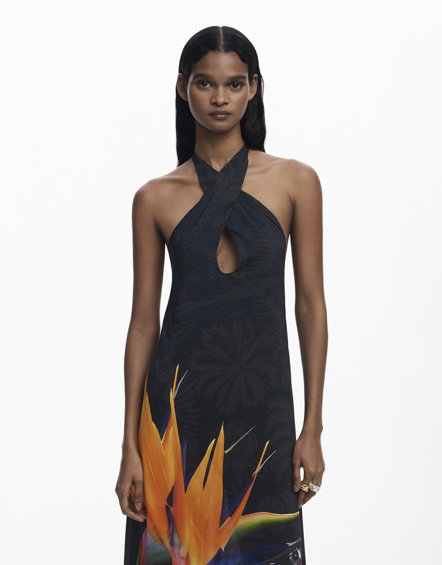 Desigual - Printed Long Dress