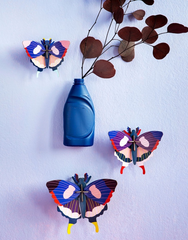 Studio Roof  - Wall Art Butterflies A4 Set of 3
