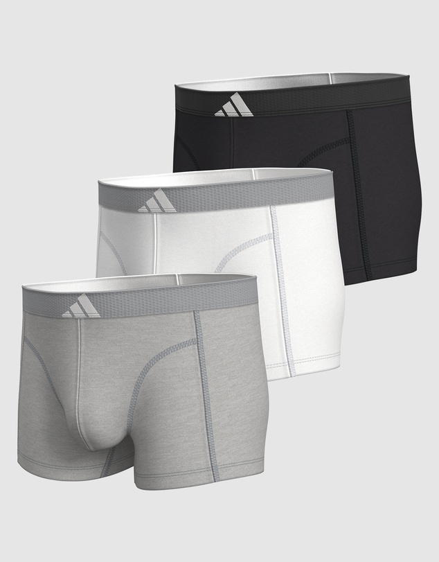 adidas Sportswear - 3 Pack Active Flex Cotton Body Trunk Underwear