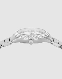 Michael Kors - Sylvia Silver Tone Analogue Watch