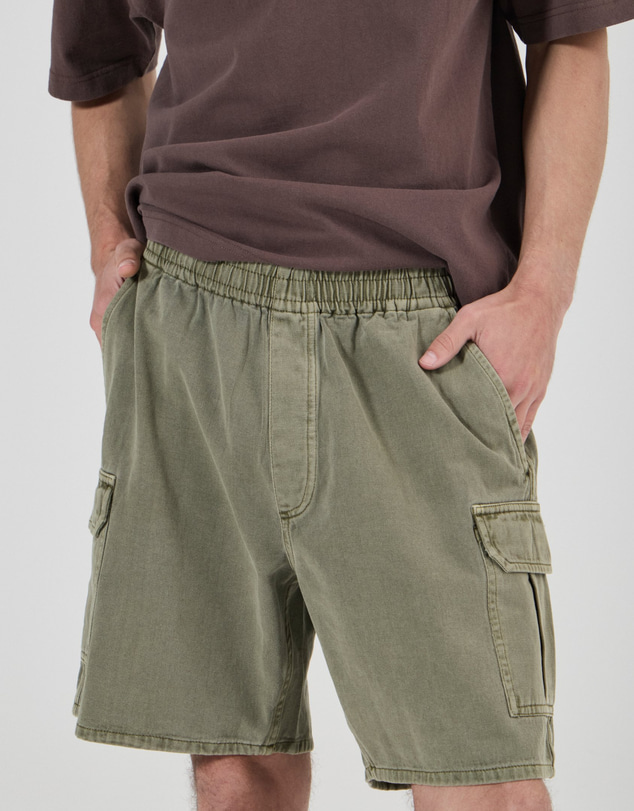 Rolla's - Rolla's Cargo Denim Shorts - Faded Army