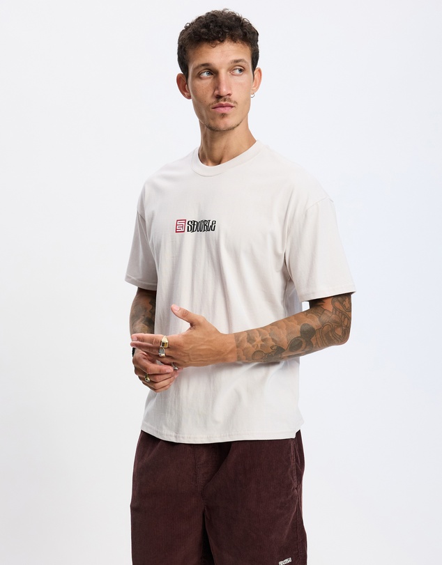 S Double - S Cube Mid Block SS Tee