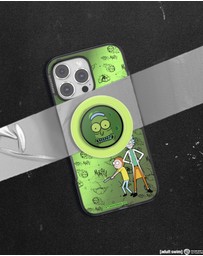 PopSockets - Rick and Morty PopGrip MagSafe Phone Grip Holder + Magnetic Adapter Ring