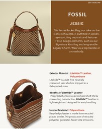 Fossil - Jessie Brown Crossbody Bag