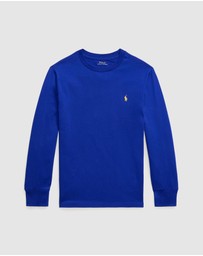 Polo Ralph Lauren - Cotton Jersey Long-Sleeve Tee - ICONIC EXCLUSIVE - Teens
