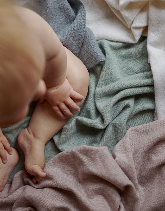 Phile - Cashmere Baby Blanket - Blush
