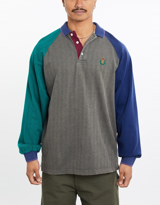 Vintage by The Real Deal - Pre Loved - Vintage 90s Chaps Ralph Lauren Long Sleeve Polo Shirt
