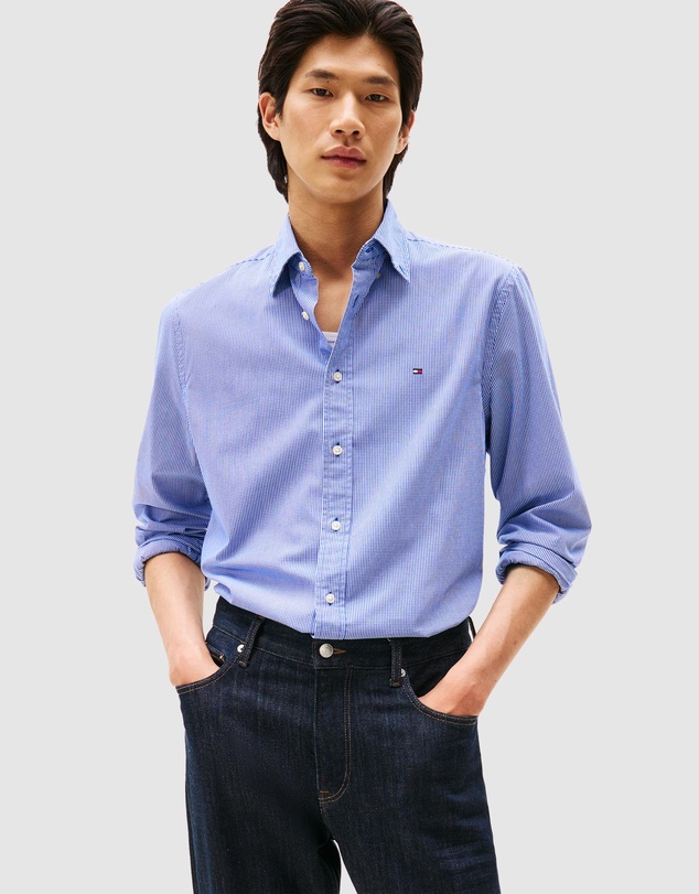 Tommy Hilfiger - Flex Poplin Micro Gingham Shirt