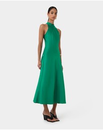 Forcast - Leana Bias Midi Dress