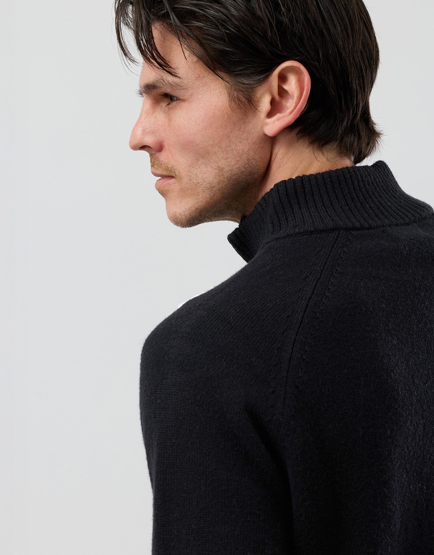 Wayver - Half Zip Wool Blend Knit