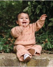 Kynd Baby - Knit Jumper in Pink Heart