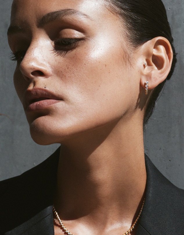 SAINT VALENTINE - Crescendo Oval Hoops - Gold