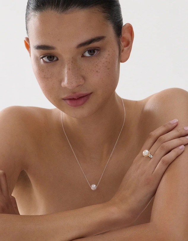 Najo - Kaia Silver Pearl Ring