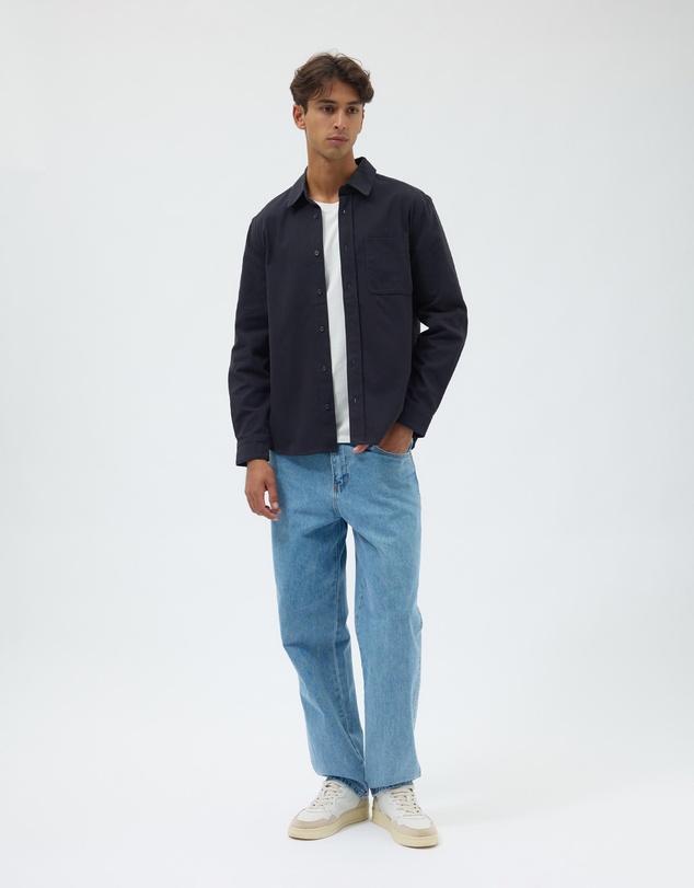 AERE - Brushed Cotton Overshirt
