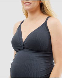 Cake Maternity - Marshmallow Maternity and Nursing Tank Top