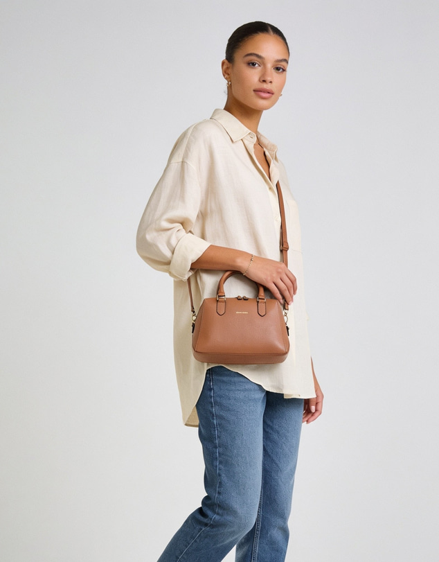 Pierre Cardin - Pierre Cardin Genuine Leather Tote Crossbody Bag