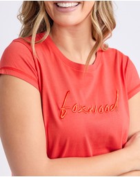 Foxwood - Signature Embroidery Tee Dress