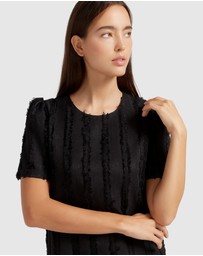 Belle & Bloom - Star Child Textured Mini Dress