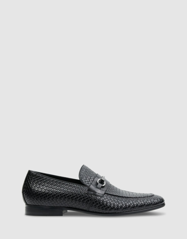 yd. - Harrison Textured Leather Loafer