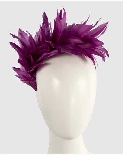 Max Alexander - Modern Magenta Racing Fascinator