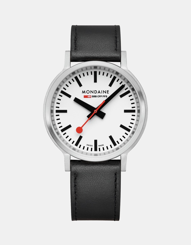 Mondaine - Mondaine Official Swiss Railways Stop2Go Automatic BackLight 41mm Watch