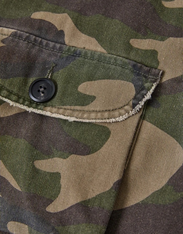 Found - Camouflage Twill Utility Cargo Jacket