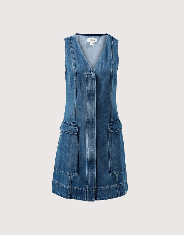 Ceres Life - Taylor Denim Mini Dress