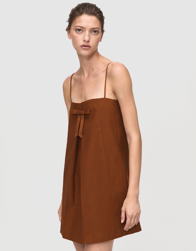 M.N.G - Dress With Bow Neckline