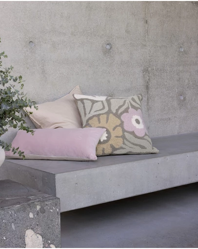 Bambury - Lulu Square Cushion Taupe
