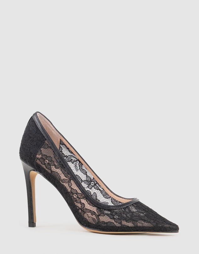 Edward Meller - AILEEN100 Lace Stiletto Pump