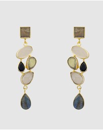 Meshca - Trapeze Midnights Earrings