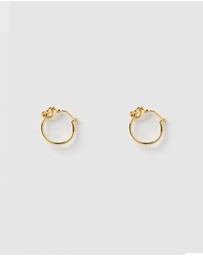 Izoa - Pretzel Hoop Earrings