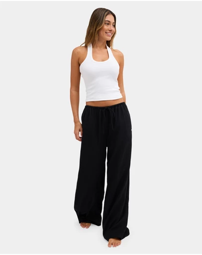 Roxy - Womens Lolani Elastic Waist Pants