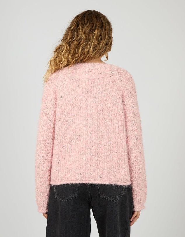 All About Eve - Devon V Neck Jumper Pale Pink