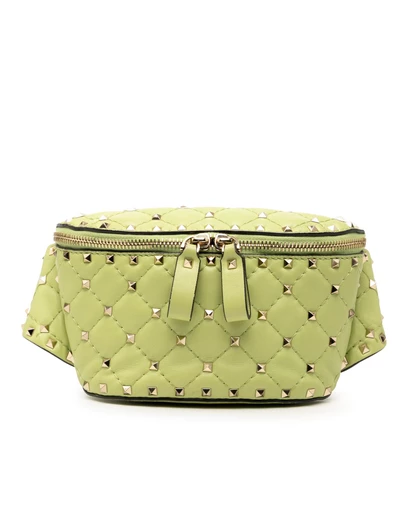 Pre-Loved by Azura Reborn - Pre-Loved Nappa Rockstud Spike Belt Bag
