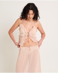 Subtitled - Sutton Boho Sheer Cami Top