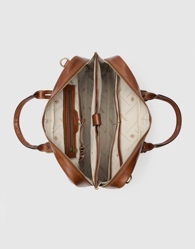 Republic of Florence - The Madrid Matt Brown Briefcase