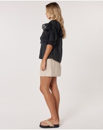 Fate + Becker - Celeste Ruffled Blouse
