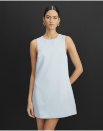 AERE - Harlyn Satin Shift Mini Dress