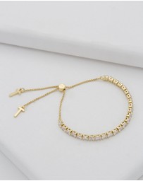 Ted Baker - Melrah Crystal Adjustable Tennis Bracelet