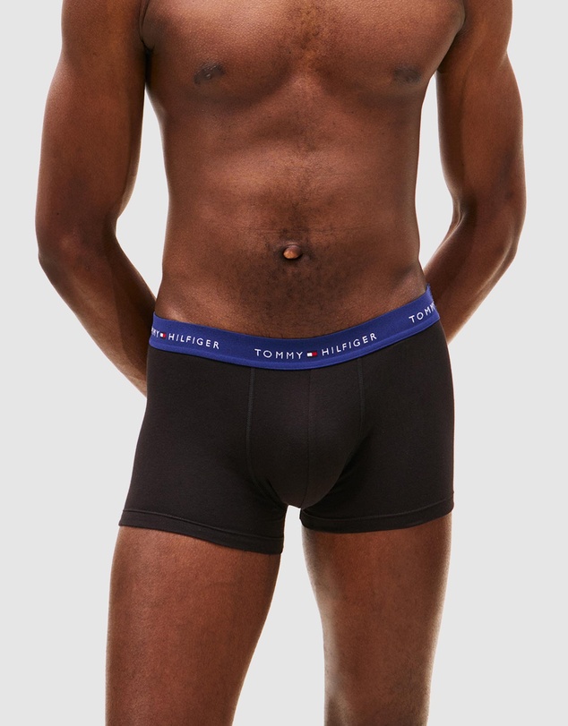Tommy Hilfiger - 3-Pack Essential Logo Waistband Trunks
