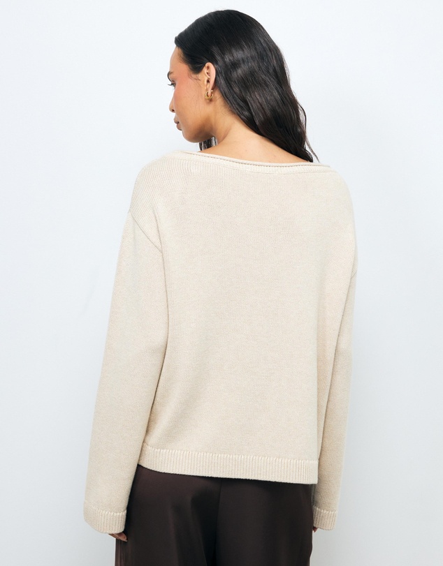 AERE - Nika Cotton Cashmere Knit Jumper